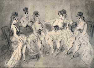 Filles dans un bordel